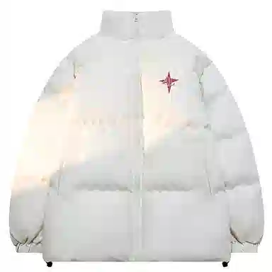 AMBER LIGHT Star Print Puffer Jacket