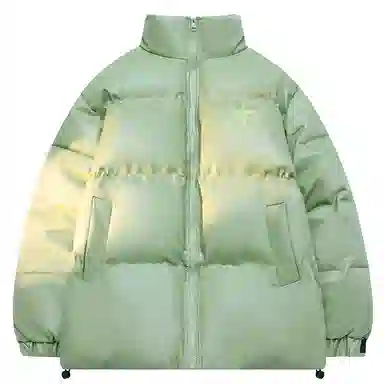 AMBER LIGHT Star Print Puffer Jacket