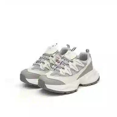 金佰川 二层牛皮 拼色百搭简约 增高支撑 低帮 老爹鞋 女款