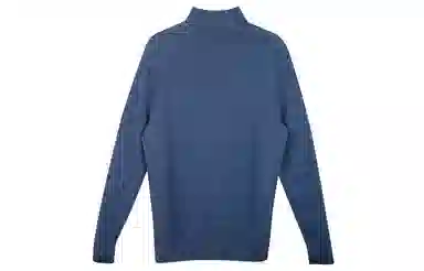 才子 男装纯羊毛高领套头竖纹提花内搭柔软打底毛衣 男款