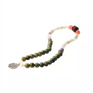 琳琯瑛 新中式国风福在九宫 檀木 木作手串 女款 绿檀