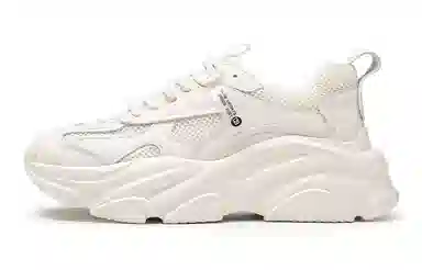 红蜻蜓 合成革 时髦百搭 潮酷拼接 可咸可甜 保暖 低帮 老爹鞋 女款