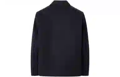 恒源祥 纯色翻领毛呢夹克 男款