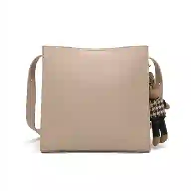 稻草人 女包可爱布偶挂件 聚氨酯革 斜挎包单肩包 常规 女款 咖啡色/黑色/杏色