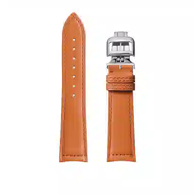 十瑞表带适用于 积家北宸大师系列月相真皮男软头粒超薄弧口快拆表带原版磨砂男款表带 手表改装 男女同款