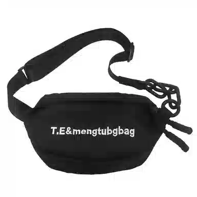 尼格尔情侣简约单肩斜挎包 街头休闲百搭运动单肩包 尼龙个性质感便携式胸包  男女同款