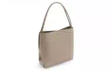 Charles & Keith Tote Bag Taupe/Cream