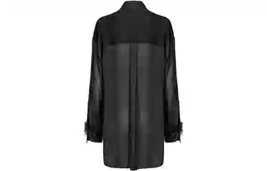 PINKO Camicia Lunga Con Piume