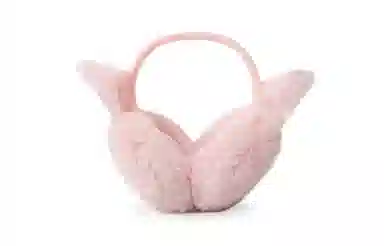 白卷 保暖防冻可爱毛绒护耳朵 耳罩 男女同款情侣款