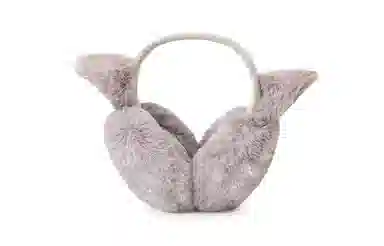 白卷 保暖防冻可爱毛绒护耳朵 耳罩 男女同款情侣款