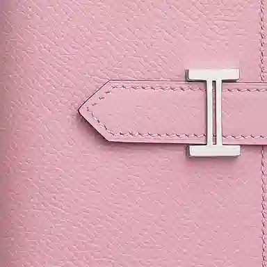 HERMES Bearn Epsom X9 Mauve Sylvestre