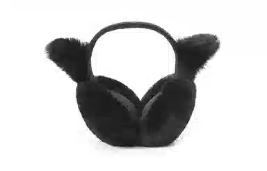 白卷 保暖防冻可爱毛绒护耳朵 耳罩 男女同款情侣款