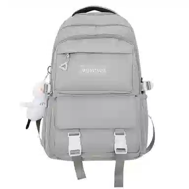 尼格尔 书包男女新款中大学生大容量时尚潮流尼龙双肩包韩版休闲简约背包 男女同款情侣款 多色