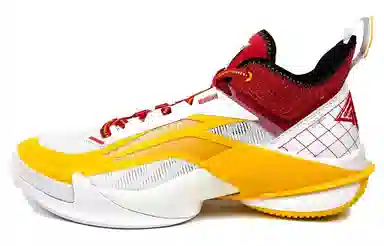 LiNing Air Strike 10 White Yellow Red