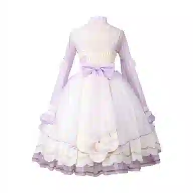 豹了个猫 夜与莺可爱华丽洛丽塔长袖连衣裙 萝莉装