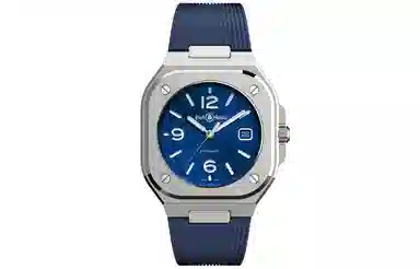 BELL ROSS 100 40mm BR05A-BLU-STSRB