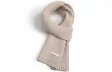 优幽兰 加厚护脖子防风防寒保暖 纯色 绒线围巾 男女同款情侣款