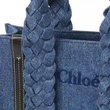 Chloe Woody Logo Tote