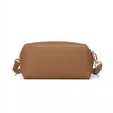 稻草人 简约链条 聚氨酯 单肩包斜挎包 常规 女款 驼色/米白