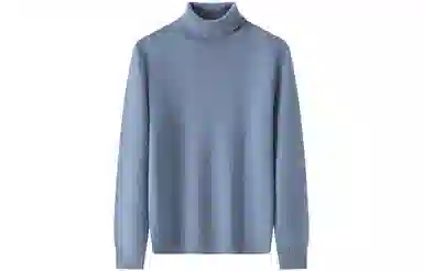 恒源祥 厚款保暖高领套头纯色毛衣 女款