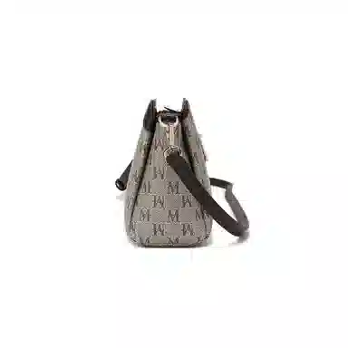 稻草人 复古印花设计 聚氯乙烯 撞色包单肩包斜挎包 常规 女款 深棕色/卡其/深啡棕/深咖棕