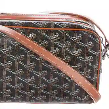 Goyard Camera Bag Black Brown