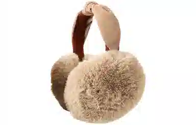 优幽兰 毛绒可爱保暖防风防寒可折叠 户外骑行头戴式 睡觉隔音提升睡眠质量防噪音 耳罩 女款