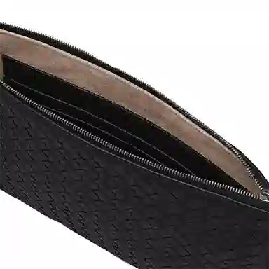 Bottega Veneta BV Woven Chain Bag Black