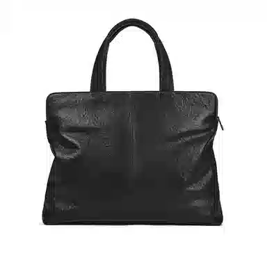 波斯丹顿 商务横款简约青年大容量 植鞣牛皮 手提包公文包 常规 男款 黑色