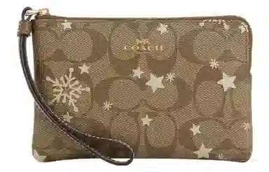 COACH Corner Zip Wristlet 16