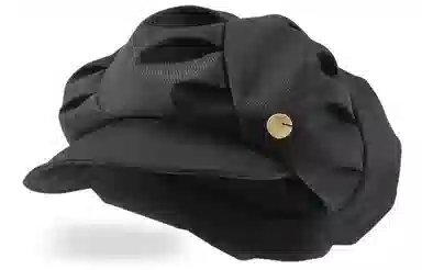 优幽兰 加厚大头围画家防风防寒保暖护耳高级感小众 贝雷帽 女款