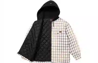 Supreme x Dickies FW23 WEEK9 PLAID HOODED ZIP UP SHIRT