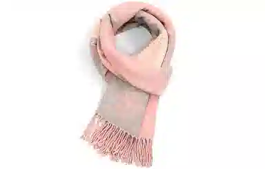 优幽兰 高级感休闲针织加厚围脖保暖护脖子防风防寒外搭 绒线围巾 女款