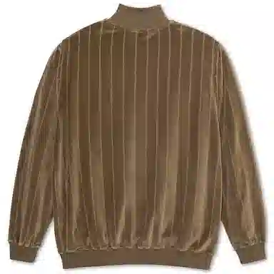 Polar Skate Co Retro Half-Zip Pullover Light Brown