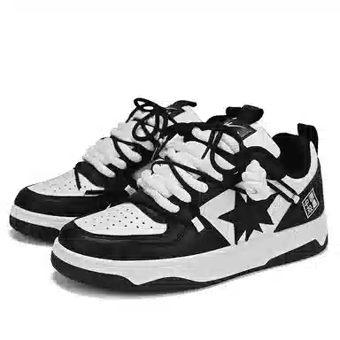 双星八特 百搭潮流舒适复古轻松舒适 减震防滑耐磨增高 低帮 生活休闲鞋 男女同款