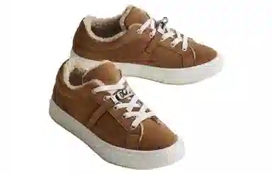 Hermes Lace-Up Fashion Sneakers Brown