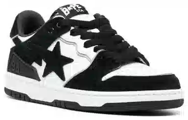 A BATHING APE SK8 STA Black White