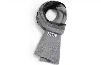 优幽兰 拼色 显脸小针织 加厚防风防寒保暖 蓬松小众穿搭 绒线围巾 男女同款情侣款