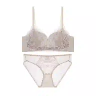 内在密码 红色内衣内裤本命年女小胸聚拢显大上托平胸专用性感蕾丝结婚新娘文胸套装