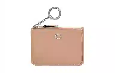 COACH Skinny Id Case 11 Silver Yellow