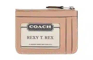 COACH Skinny Id Case 11 Silver Yellow
