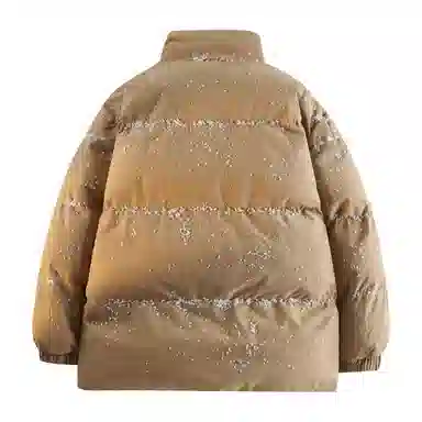 VniVerseVClub Dopamine Cartoon Letter Puffer Jacket