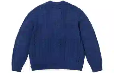 Supreme Appliqué Cable Knit Sweater