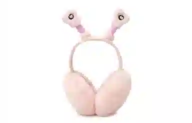 白卷 保暖防风搞怪触角可折叠 耳罩 男女同款情侣款