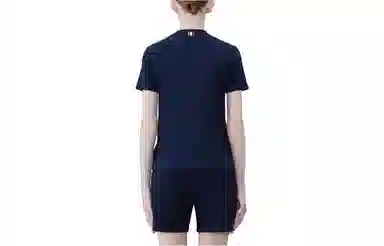 THOM BROWNE SS24 Festive Jersey Short Sleeve Button Hector Tee T