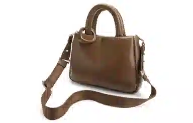 CHARLES&KEITH Noir Dark Brown Medium PU Shoulder Bag