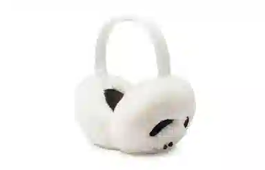 白卷 保暖卡通小狗 毛绒 耳罩 男女同款情侣款