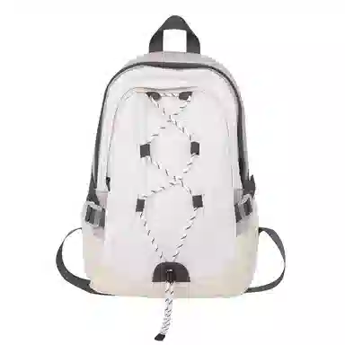 尼格尔 潮流时尚双肩包旅游休闲背包通勤大容量初高中学生书 尼龙 男女同款情侣款 多色