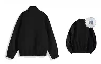 我是大卫 短款立领保暖休闲毛呢外套大衣 男女同款