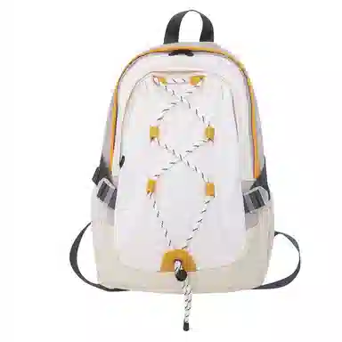 尼格尔 潮流时尚双肩包旅游休闲背包通勤大容量初高中学生书 尼龙 男女同款情侣款 多色